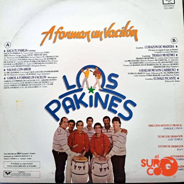 Disco de Vinilo Los Pakines - A Formar Un Vacilón Vinyl Record