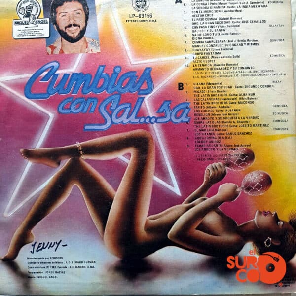 Disco de Vinilo Miguel Angel - Cumbias Con Salsa Vinyl Record
