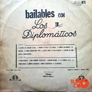 Disco de Vinilo Los Diplomáticos - Bailables Con Los Diplomáticos Vinyl Record