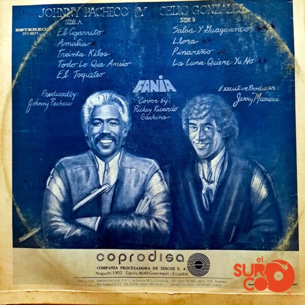 Disco de Vinilo Jhonny Pacheco - El Zorro De Plata Presenta Al Flaco De Oro Vinyl Record