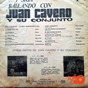 Disco de Vinilo Juan Cavero - Y Siga Bailando Vinyl Record
