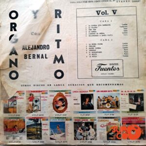 Disco de Vinilo Alejandro Bernal - Órgano Y Ritmo Vol. V Vinyl Record