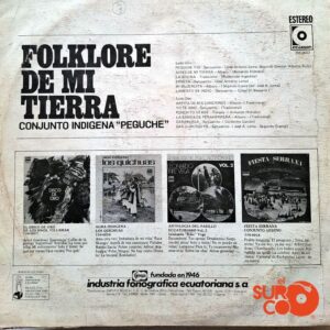 Disco de Vinilo Conjunto Indígena Peguche - Vinilo Folklore De Mi Tierra Vinyl Record