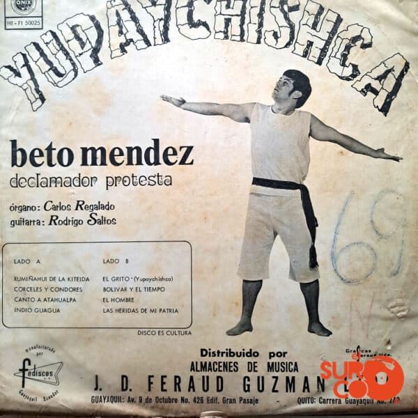 Disco de Vinilo Beto Méndez - Vinilo Yupaychishca Vinyl Record