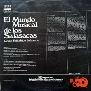 Disco de Vinilo Comunidad Salasaca - Vinilo El Mundo Musical De Los Salasacas Vinyl Record
