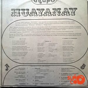 Disco de Vinilo Los Huayanay - Vinilo Con Tu Voz Huayanay Vinyl Record