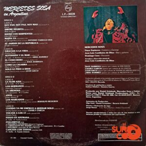 Disco de Vinilo Mercedes Sosa - Vinilo Mercedes Sosa en Argentina Vinyl Record