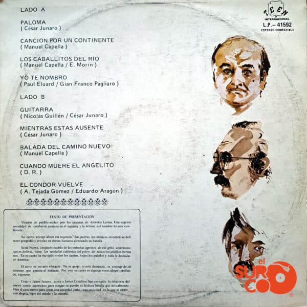Disco de Vinilo Savia Nueva - Vinilo Latinoamérica Es Mi País Vinyl Record