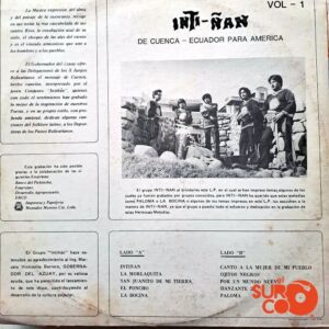 Disco de Vinilo Inti-Ñan - Vinilo Grupo Folklórico Inti-Ñan Vol 1 Vinyl Record