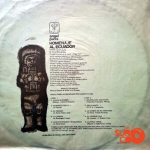 Disco de Vinilo Angel Parra - Vinilo Homenaje Al Ecuador Vinyl Record