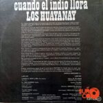 Disco de Vinilo Los Huayanay - Vinilo Cuando El Indio Llora Vinyl Record