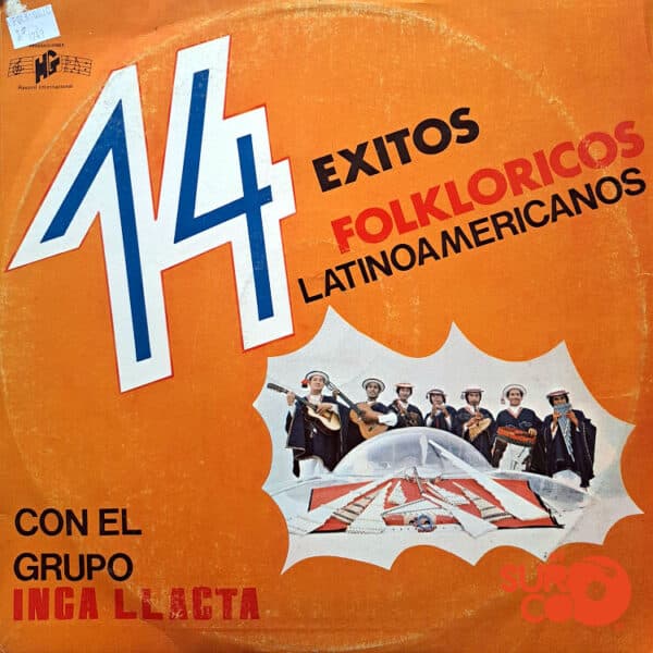 Disco de Vinilo Grupo Inca Llacta - Vinilo 14 Éxitos Folklóricos Latinoamericanos Vinyl Record