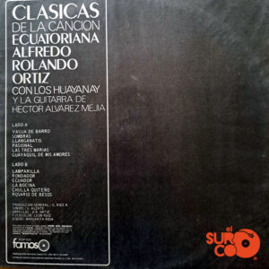 Disco de Vinilo Los Huayanay - Vinilo Clásicas De La Canción Ecuatoriana Vinyl Record