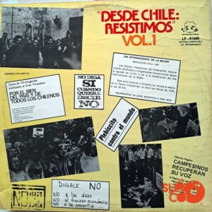 Disco de Vinilo Varios - Vinilo Desde Chile: Resistimos Vol 1 Vinyl Record