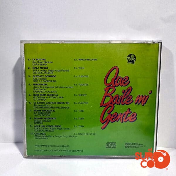 CD Varios - Que baile mi gente