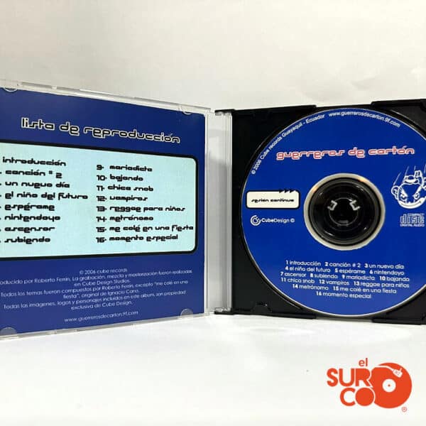 CD Guerreros De Cartón - Sesión Continua