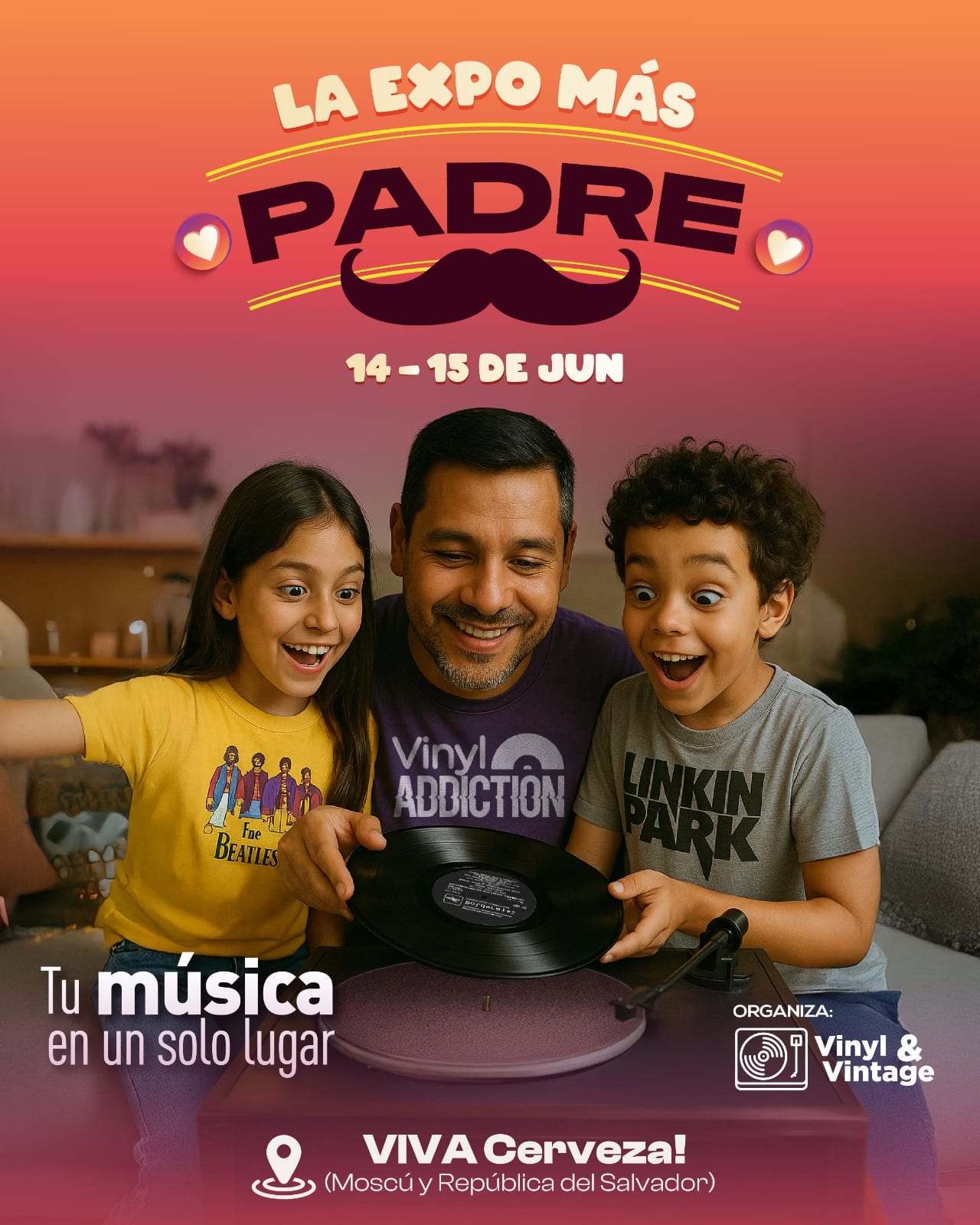 Feria de Vinilos día del Padre 2025