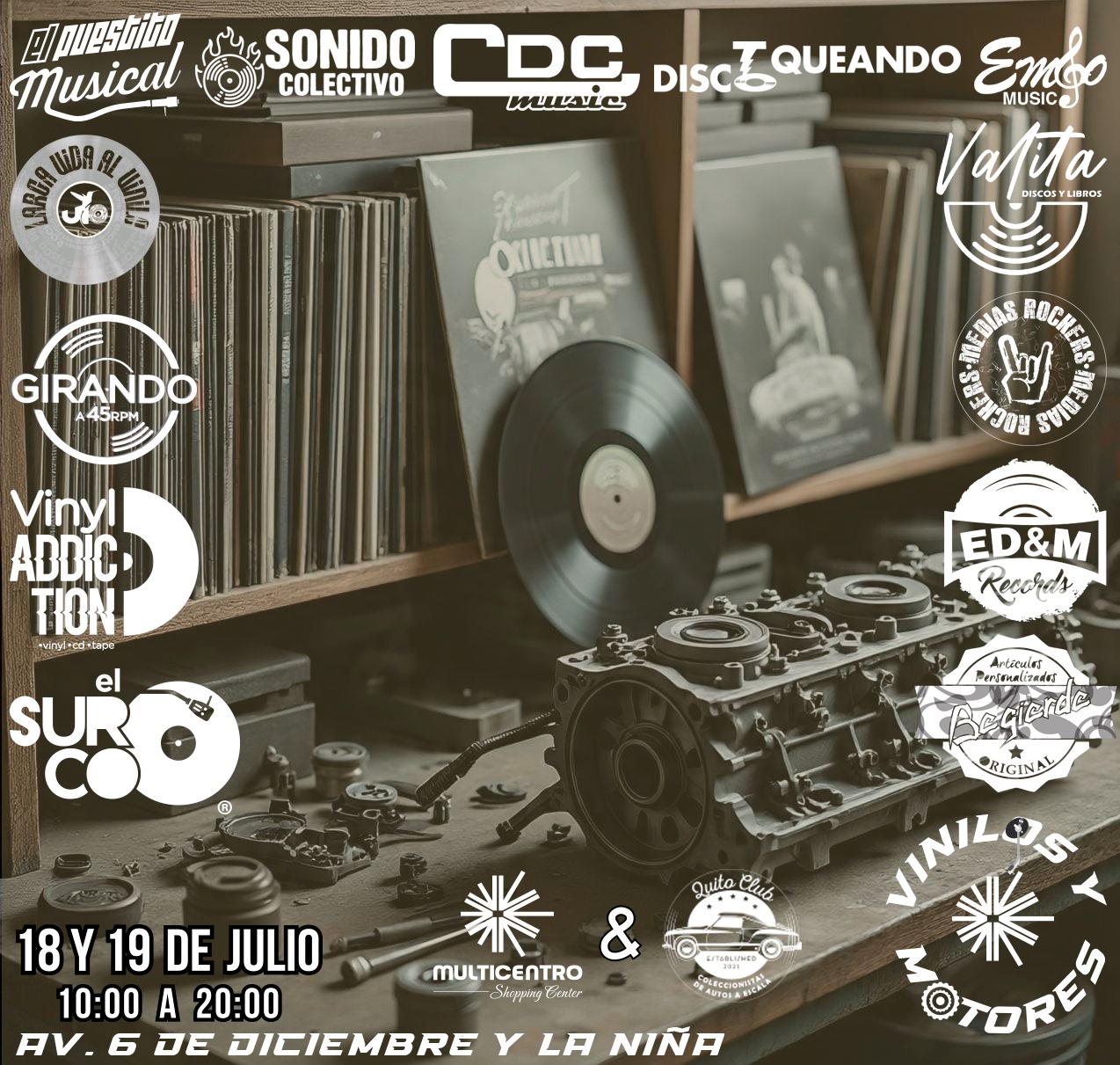 Quito: Vinilos y Motores (Julio 2025)