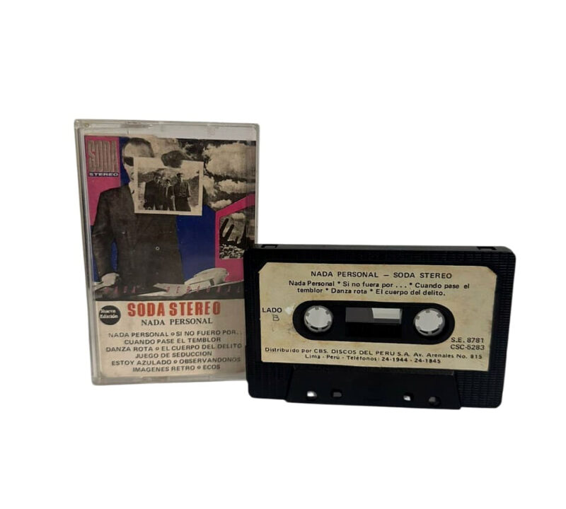 Cassette Soda Stereo - Nada Personal