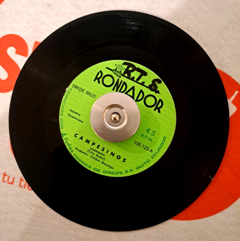 Adaptador de Aluminio 45 RPM para Vinilos y Tocadiscos