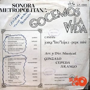 Vinilo Sonora Metropolitana - Gocemos La Vida