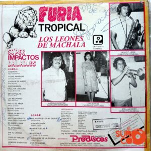 Vinilo Los Leones De Machala - Furia Tropical