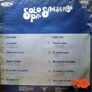 Vinilo Los Dementes - Solo Para Salseros