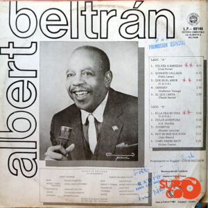 Vinilo Alberto Beltrán - En Boleros Con Smokin