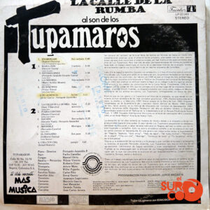 Vinilo Los Tupamaros - La Calle De La Rumba Al Son De Los Tupamaros