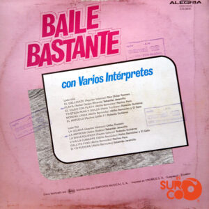 Vinilo Choez Romero - Baile Bastante Con Varios Interpretes