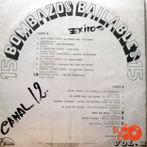 Vinilo Súper Orquesta Los Dukes - 15 Bombazos Bailables 15