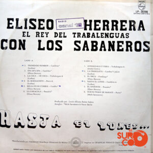 Vinilo Eliseo Herrera - Hasta El Lunes