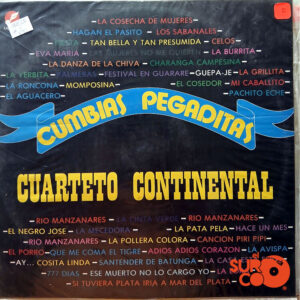 Vinilo Cuarteto Continental - Cumbias Pegaditas