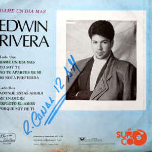 Vinilo Edwin Rivera - Dame Un Día Mas