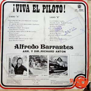 Vinilo Alfredo Barrantes - ¡Viva El Piloto!