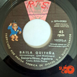Vinilo Sonora Hermanos Aguirre - Baila Quiteña / Entre Copas