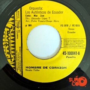 Vinilo Los Auténticos - Batacum Bata / Hombre De Corazón