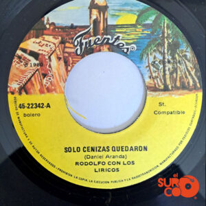 Vinilo Rodolfo - Solo Cenizas Quedaron / Ruego De Amor