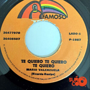 Vinilo Mario Valenzuela - Amor Loco Dura Poco / Te Quiero Te Quiero Te Quiero