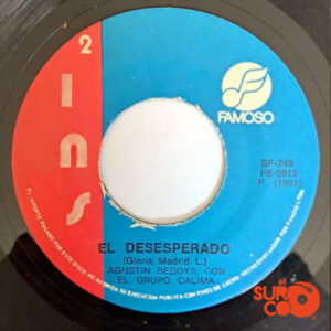 Vinilo Agustín Bedoya - El Desesperado / Pedazo De Bandido