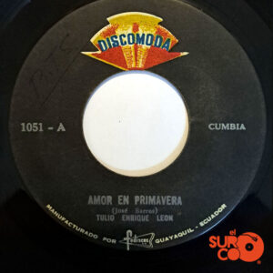 Vinilo Tulio Enrique León - Amor En Primavera / Te Olvidé