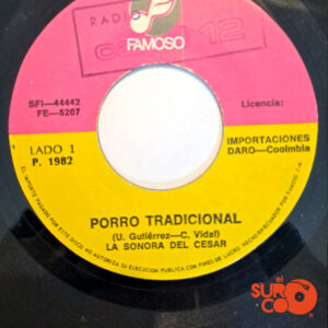 Vinilo La Sonora Del Cesar - Porro Tradicional / Rosita Blanca
