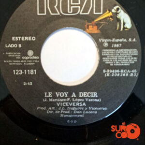 Vinilo Viceversa - Susanita / Le Voy A Decir