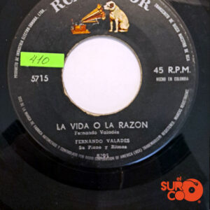 Vinilo Fernando Valades - Regalo Del Cielo / La Vida o La Razón
