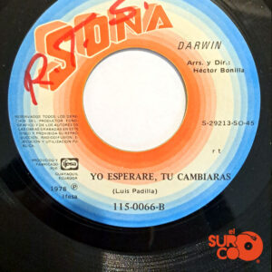 Vinilo Darwin - Yo Esperaré, Tu Cambiaras / A Escondidas Te Veré