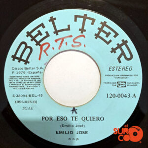 Vinilo Emilio José - Por Eso Te Quiero / Marengo