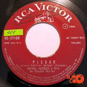 Vinilo Rafael Vázquez - Piedad / Que Manera De Llorar