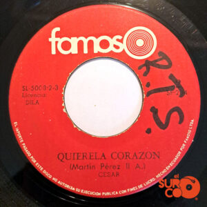 Vinilo César - Mi Plegaria / Quiérela Corazón