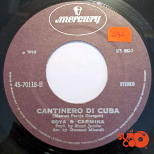 Vinilo Goya & Carmina - Más Que Nada / Cantinero Di Cuba