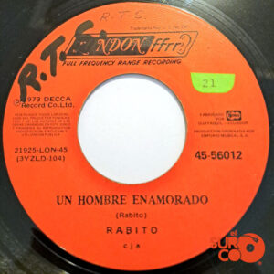 Vinilo Rabito - No Me Marcharé / Un Hombre Enamorado